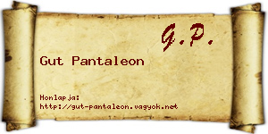 Gut Pantaleon névjegykártya